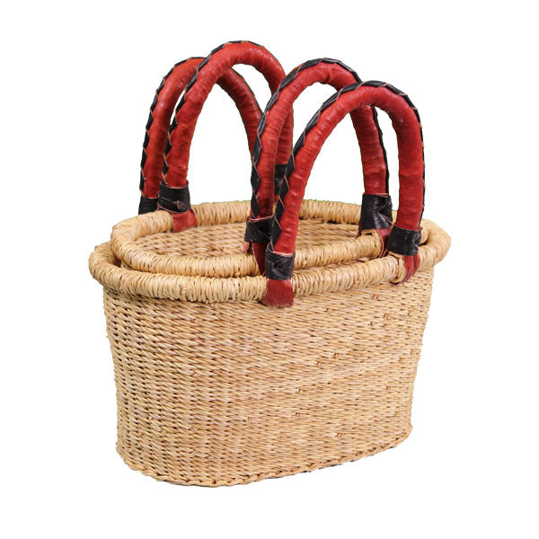 G-141N: NATURAL Small Oval Basket = 4 per case