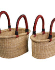 G-141N: NATURAL Small Oval Basket = 4 per case