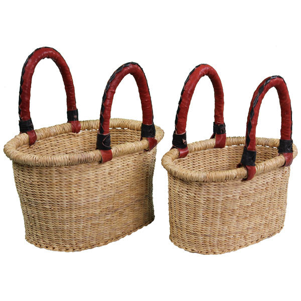 G-141N: NATURAL Small Oval Basket = 4 per case