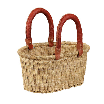 G-141N: NATURAL Small Oval Basket = 4 per case