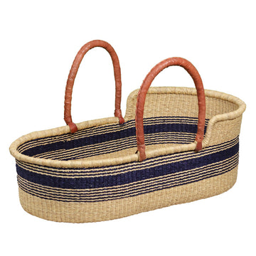 G-164N+: NAVY/NATURAL Moses Basket = 1 per Case